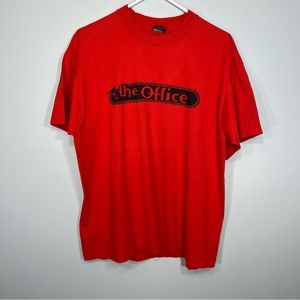 VINTAGE Fruit Of The Loom Shirt Adult Extra Large Red Single Stitch USA Mens